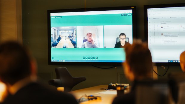When working with software development in Equinor, video meetings and standups are a staple of the workday