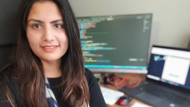 Aisha Akram works with software development in Equinor