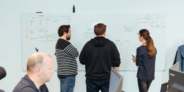 There's nothing like scribbling ideas, tech maps and more on a whiteboard when you're working as software developer in Equinor - or anywhere else!